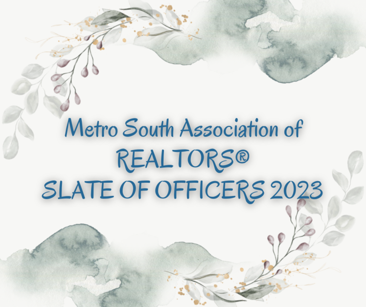 2023 Metro South Slate of Officers