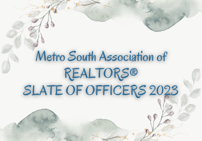 2023 Metro South Slate of Officers