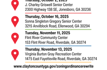MSAR Legislative Affairs Update - Clayton County Zoning Ordinance Rewrite